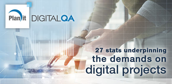 Planit Digital QA: 27 stats underpinning the demands on digital projects